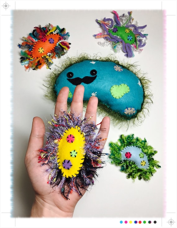 microbe plush toys