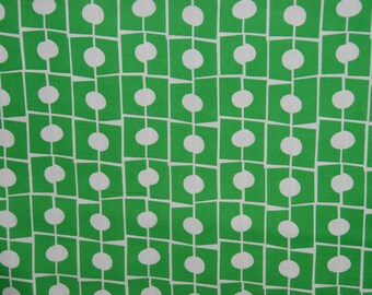 Timeless Treasures fabric GREEN and WHITE GEOMETRIC