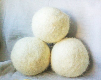 Wholesale Bulk 100 Wool Dryer Balls, Felted Wool dryer balls, Housewarming Gift, Eco Gift, Wedding Favors, Party Favors,