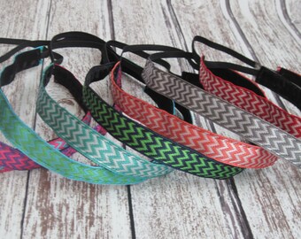 Non-slip Woven Chevron Headband, Workout Headband, Running headband, for Women, Teens, Girls