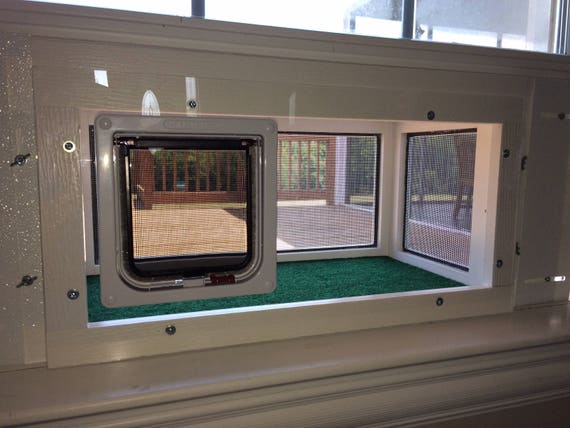 Kitty Peeper Cat  Window Patio Catio Solarium Large Deluxe