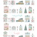 Printable Small Town Christmas STICKERS! - Digital File Instant Download- retro holiday, main street, old fashioned, vintage, station wagon