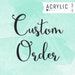Happy Birthday Custom Order