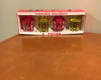 Christmas ornaments in original box