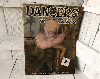 Vintage book Dancers in Action Walter Foster art instruction 1950s- free shipping US