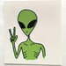 Vinyl Sticker #6. Alien. Tumblr vinyl stickers, Vinyl Decal, Laptop Vinyl Stickers, Fun Stickers.