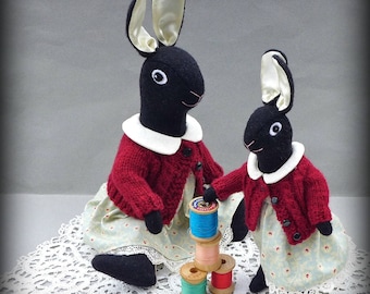 Waldorf Style Dolls - Bunny Sisters