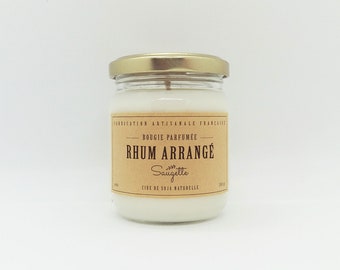 Rum - handcrafted scented soy wax candle