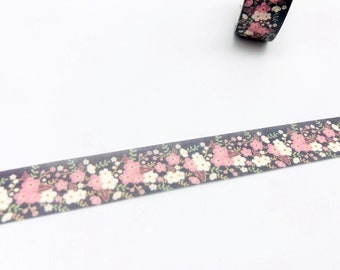 Floral Washi Tapes - Masking Tape - Japanese Washi Tape - Paper tape - Decorative tape - Planner tape - Scrapbooking Tape