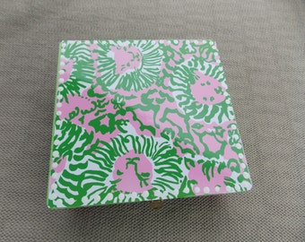 Child's Jewelry Box-Lilly Pulitzer Jewelry Box-Kid's Jewelry Box-Girl Jewelry Box- Flower Girl Gift