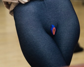 Vagina brooch, vulva magnet, yoni, mature, needle felted vagina, vulva-boat, vulva pin, feminist gift