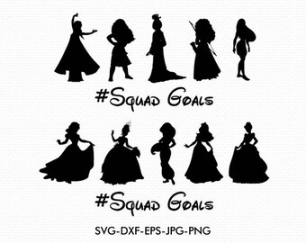 Free Free 349 Princess Squad Goals Svg SVG PNG EPS DXF File