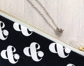 Ampersand Necklace & Bag | Collaboration