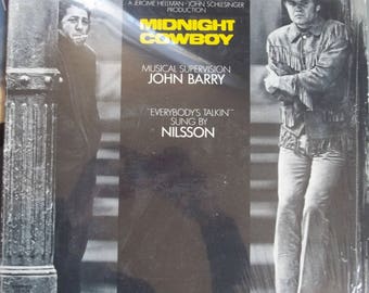 Midnight Cowboy, Original Movie Soundtrack, Vintage Record Album, Vinyl LP, Various Artists, Jon Voight, Dustin Hoffman