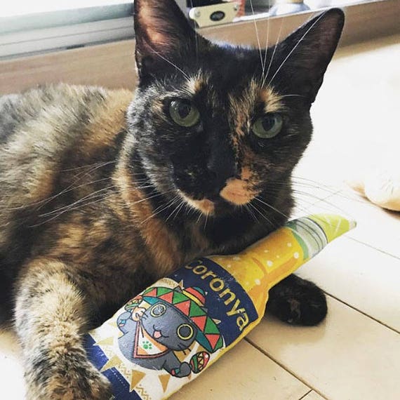 Coronya Beer Cat Toys with Silvervine Handmade Cat toys Cat