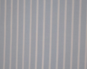 Blue and white striped 100% cotton