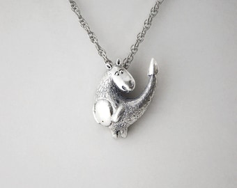 Little Dragon Necklace, Dragon Pendant, Tiny Cute Animal Jewelry, Gift Ideas