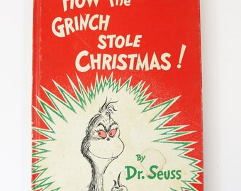 How The Grinch Stole Christmas By Dr. Seuss-1957 Hardcover