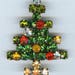 Vintage Brooch Christmas Tree Austria Pin Rhinestones