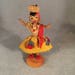 Charming Brazilian Souvenir Pipe Cleaner, Wired Native Woman Folk Art Doll, Felt, Glass Beads, Rare