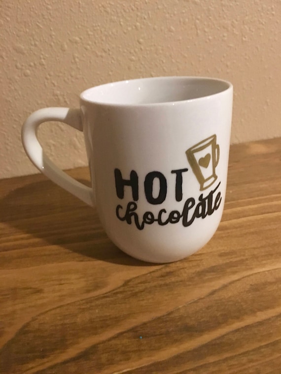 Hot Chocolate Mug Personalized Mug T Mug Hand Painted