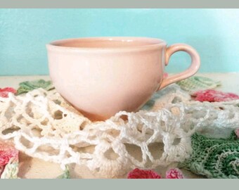 Vintage Pink Iroquois Casual China by Russel Wright Mug Cup sherbet dishes