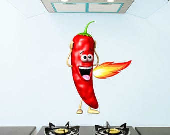 Wall decals pepper A417 - Stickers piment A417