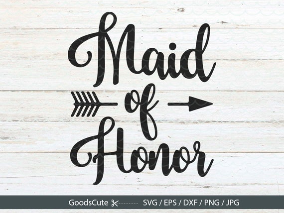 Download Maid of Honor SVG Bride SVG Wifey Wedding SVG Bridesmaid svg