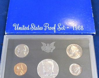 Birth Year? Anniversary? 1968 United States proof coin set (#E123a)