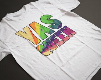 YAS QUEEN Rainbow Broad City Inspired T-Shirt