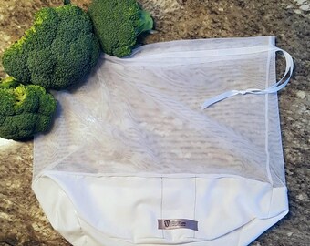 Sac à fruits et à légumes écologique lavable / Zero déchet / X-Large / Ecological and washable fruits and veggies bag / Grocery /Zero waste