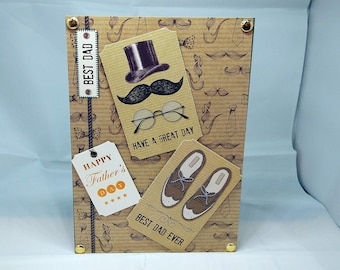 Father's Day Card - Dad/Daddy/Pa/Pop luxury unique quality special bespoke UK