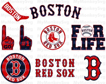 Boston Red Sox Baseball Clipart SVG,Baseball Clipart,Red Sox SVG,Baseball SVG,Decal,Vinyl,Shirt,Instant Download,Eps,Png,Dxf,Banner