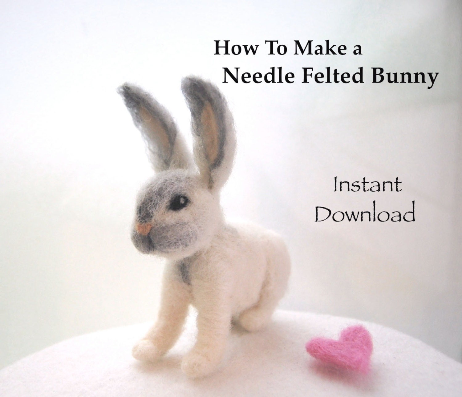 Diy bunny needle felting tutorial felting tutorials needle
