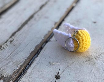 Golden Snitch Inspired Keychain