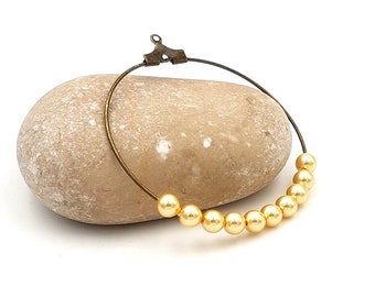 10 4 mm crystal gold Swarovski pearls