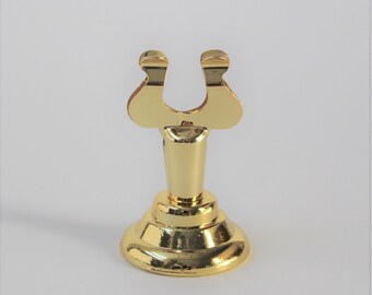 Gold Sign Holder - Table Number Holder - Wedding Table Number Stand - Card Holder - Table Decor - Place Card Holder - H01