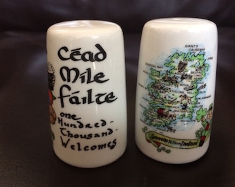 Set of Ireland salt n pepper shakers