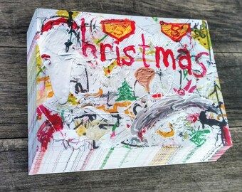 Postcard Size Print 'Christmas'