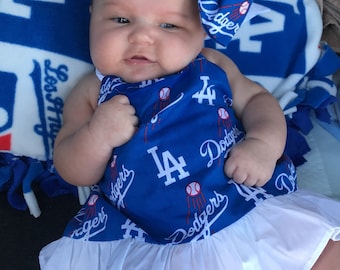 Playera para bebe Los Angeles Dodgers mi primera playera de