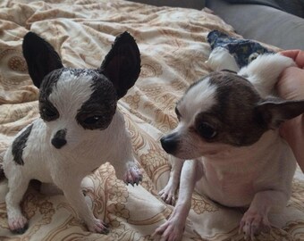 Figurine of a portrait dog (made by photo)