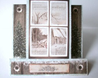 301 - Greeting card for new year holiday Christmas