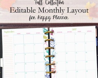 Happy planner insert | Etsy