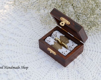 Wedding Ring Box, Ring Bearer Box, Engagement Ring Box, Ring Pillow