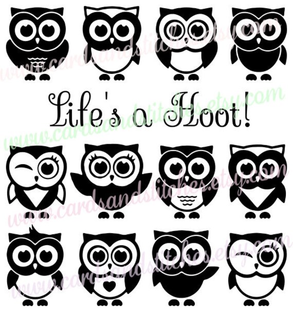 Download Owls SVG Cute Owls SVG Baby SVG Digital Cutting File