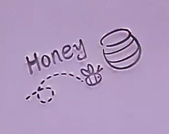 Honey Soap Stamp Bee Soap Stamp Acrylic Soap Stamp Bee Handmade Soap Stamp