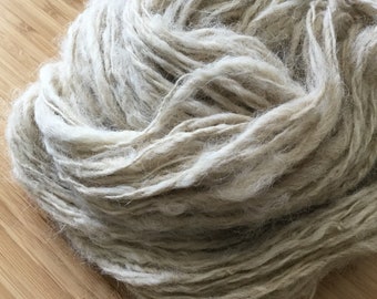 Alpaca Yarn 78yds Undyed Handspun