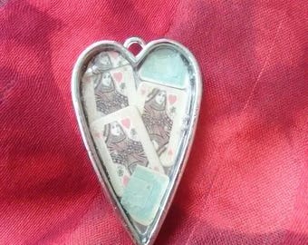 Queen of Hearts pendant