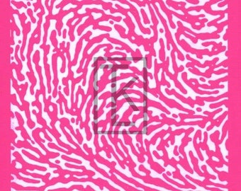 Abstract Waves Silk Screen
