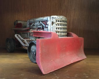 Vintage Marx Wind Up Toy Tractor
